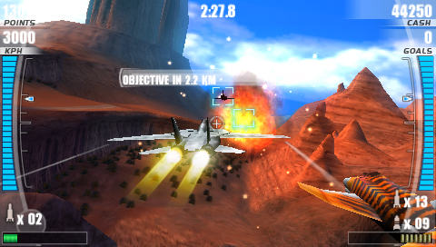After Burner Black Falcon screenshot 3 for PSP